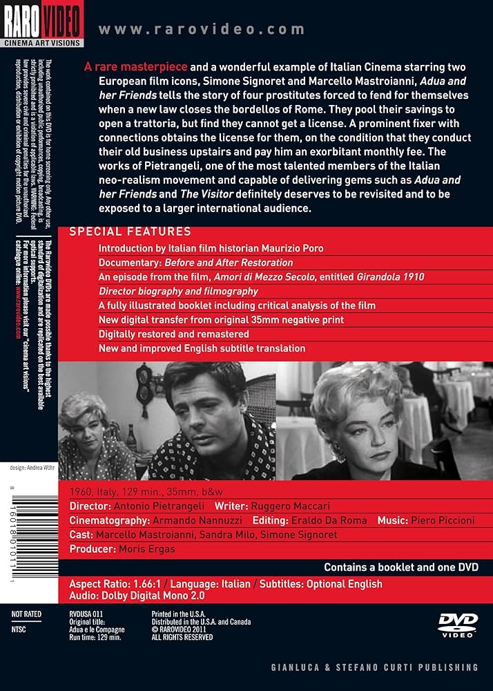 Amazon.com: Adua & Her Friends : Simone Signoret, Gina